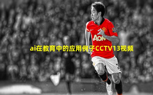 ai在教育中的应用例子CCTV13视频