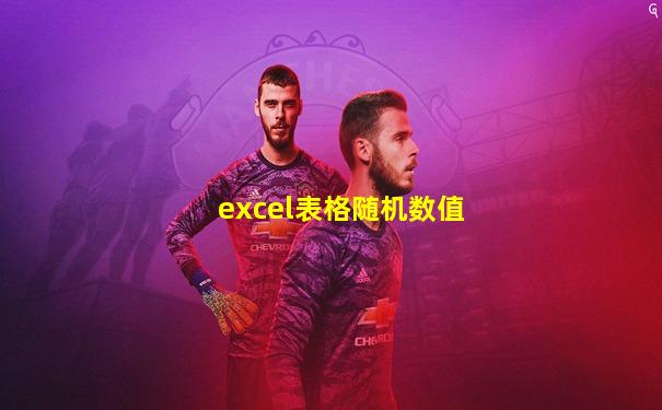 excel表格随机数值