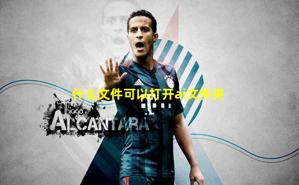 什么文件可以打开ai文件夹