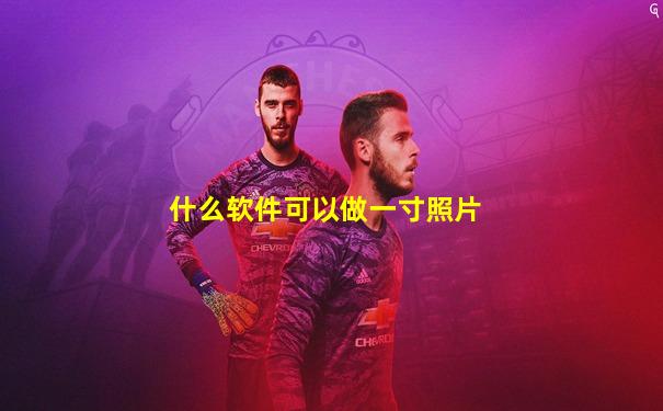 什么软件可以做一寸照片