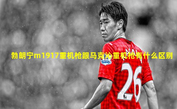 勃朗宁m1917重机枪跟马克沁重机枪有什么区别