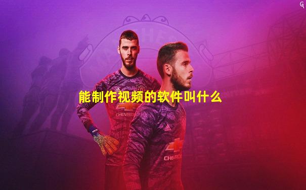 能制作视频的软件叫什么