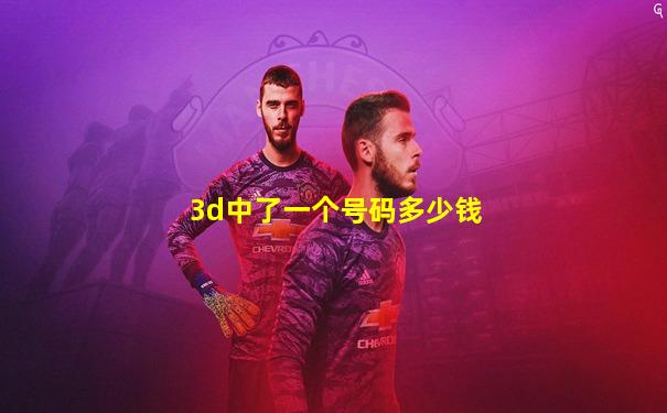 3d中了一个号码多少钱