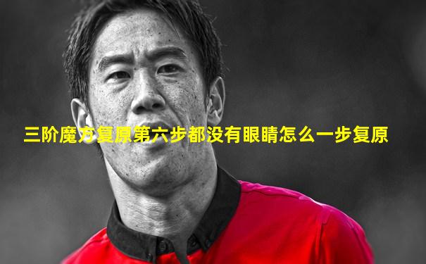 三阶魔方复原第六步都没有眼睛怎么一步复原