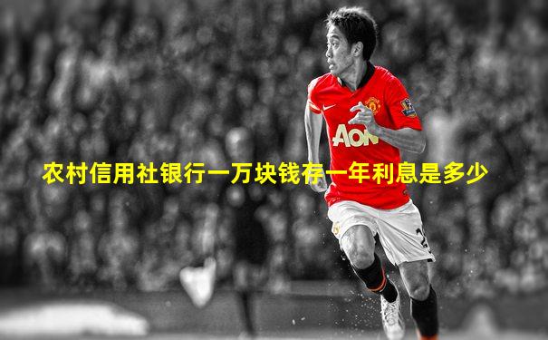 农村信用社银行一万块钱存一年利息是多少