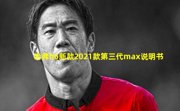 哈弗h6新款2021款第三代max说明书