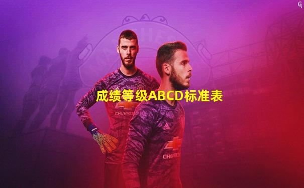成绩等级ABCD标准表
