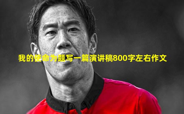 我的使命为题写一篇演讲稿800字左右作文