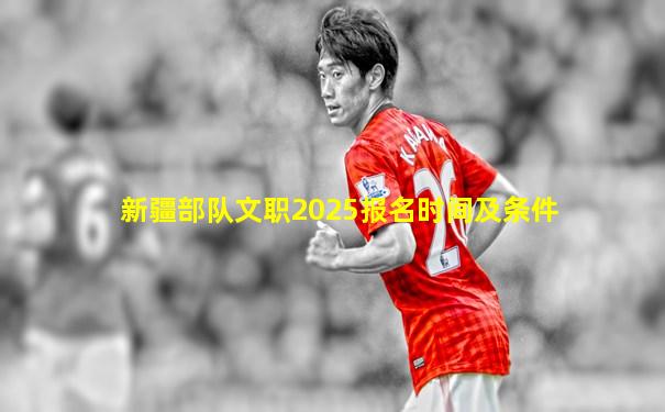 新疆部队文职2025报名时间及条件