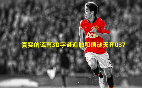 真实的谎言3D字谜追加和值谜天齐037